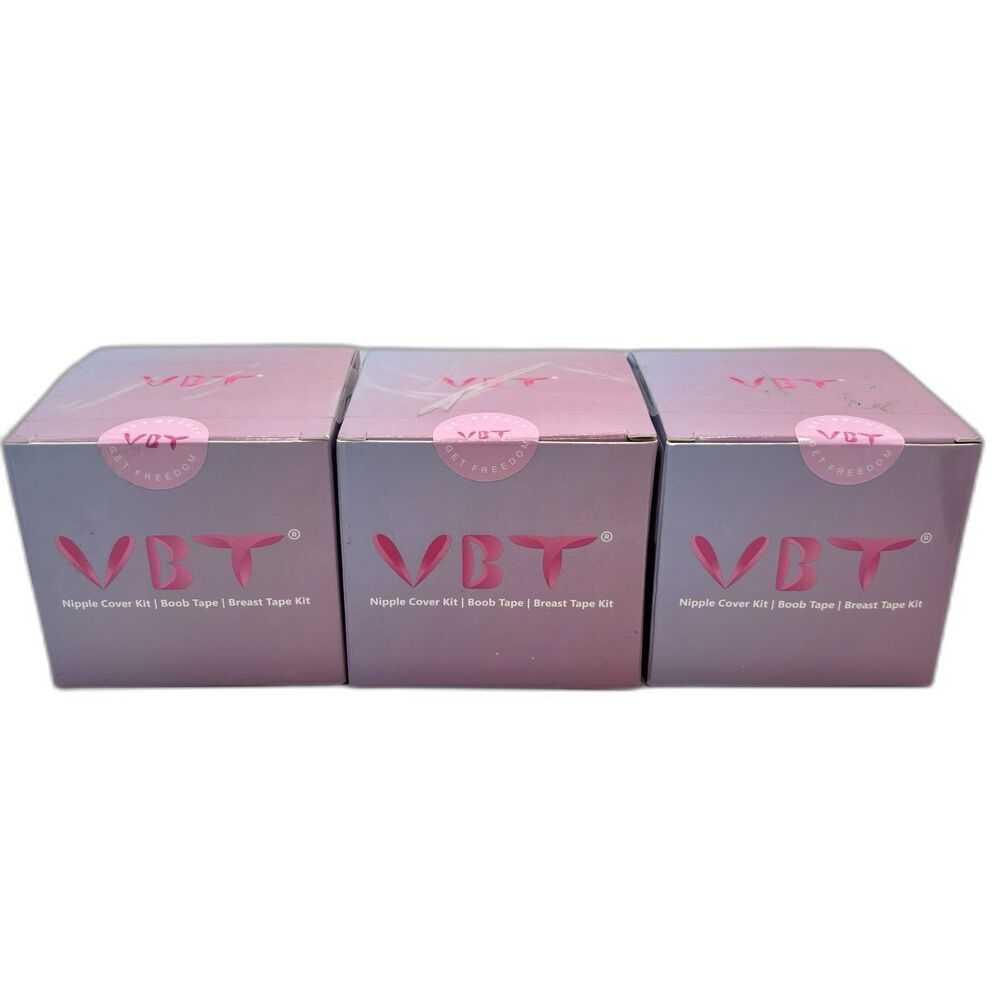 VBT Boob Tape - Breast Lift Tape, Body Tape for Breast Lift 3 Pack Event Wedding